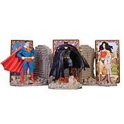 Batman, Superman, and Wonder Woman Trinity Bookends