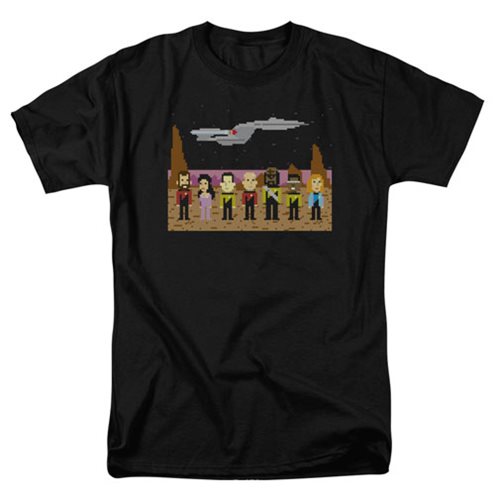 Star Trek Next Generation Trexel Crew Black T-Shirt