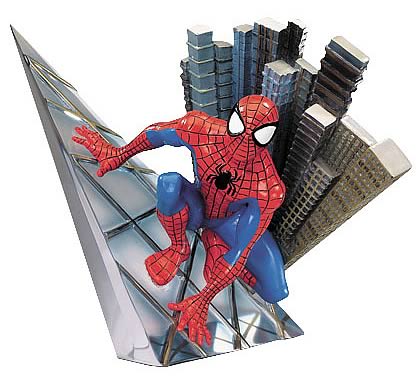 Amazing Spider-Man Skyscraper Statue