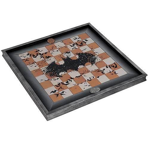 Batman Chess Figure Collection and Magazine Chessboard