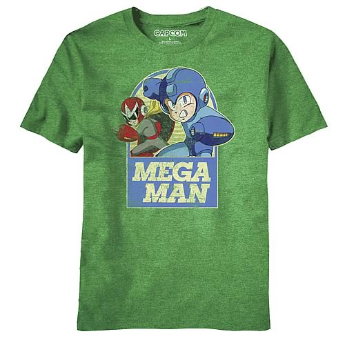 Mega Man MM Homies Kelly Green T-Shirt