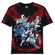 X-Men 6 Exes Black T-Shirt
