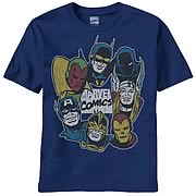 Avengers Gather Round Navy T-Shirt