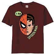 Spider-Man Double Vision Burgundy T-Shirt