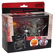 Mini-Figures > Nightmare Before Christmas - Cute Kubricks from  The Nightmare Before Christmas!       Here come the Pumpkin King and the Hanging Tree.    Theyre fun to collect, and make great gifts, too!              Admirers of  The Nightmare Before Christmas  are sure to enjoy this delightful 2-pack of Kubricks that features the Pumpkin King and the Hanging Tree. The figures stand approximately 3-inches tall, feature multiple points of articulation, and come in displayable window boxes. Theyre fun to collect, and make great gifts, too!: Sizes 