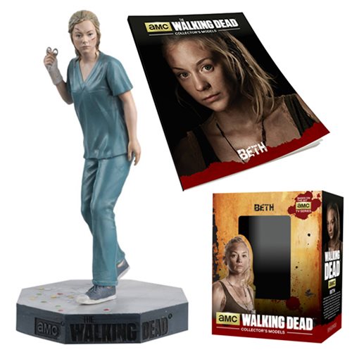 The Walking Dead Beth Figure with Collector Magazine #19
