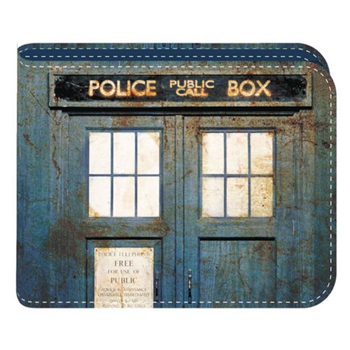 Doctor Who Distressed TARDIS Wallet