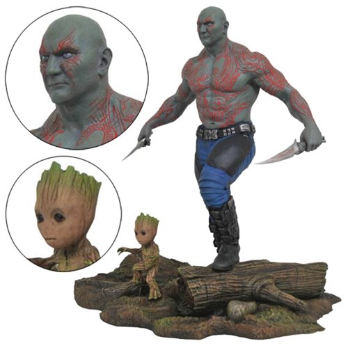 Marvel Gallery GOTG Vol. 2 Drax and Baby Groot Statue