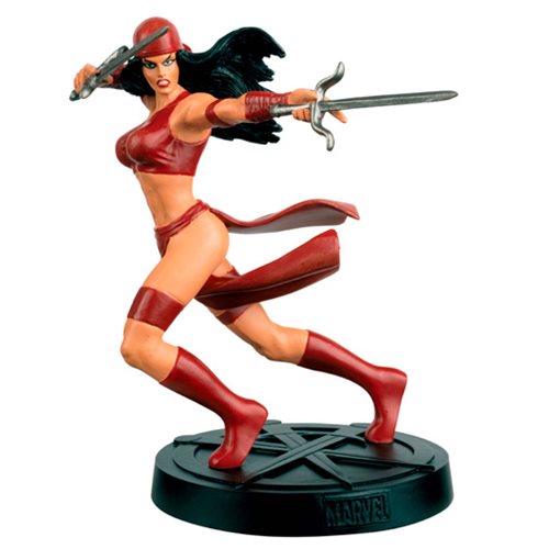 Marvel Fact Files Special #17 Elektra Statue with Magazine