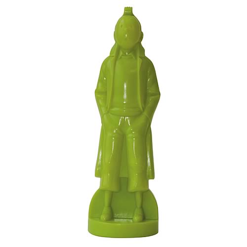 Adventures of Tintin Classic Pose Green Statue