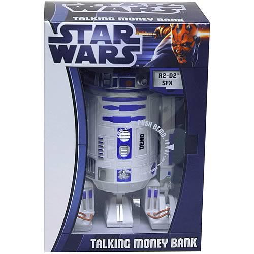 Star Wars R2-D2 Talking Money Bank