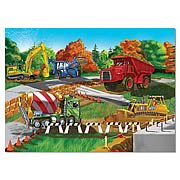 Construction Site Cardboard Jigsaw Puzzle