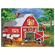 Barnyard Cardboard Jigsaw Puzzle