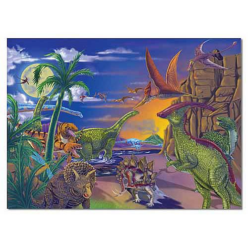 Land Of Dinosaurs Cardboard Jigsaw Puzzle