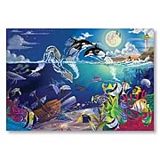 Underwater Playground Cardboard Jigsaw Puzzle