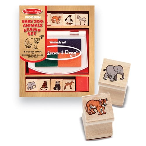 Baby Zoo Animals Stamp Set