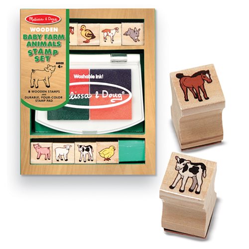 Baby Farm Animals Stamp Set