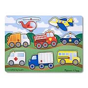 Vehicles Peg Puzzle