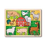 Patchwork Farm Animal Jigsaw 24-Piece Puzzle