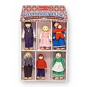 Wooden Family Doll Set