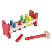 Pound-A-Peg Wooden Bench