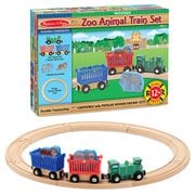 Zoo Animal Train Set
