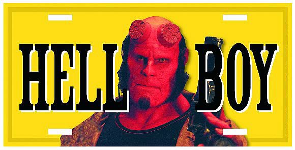Hellboy License Plate
