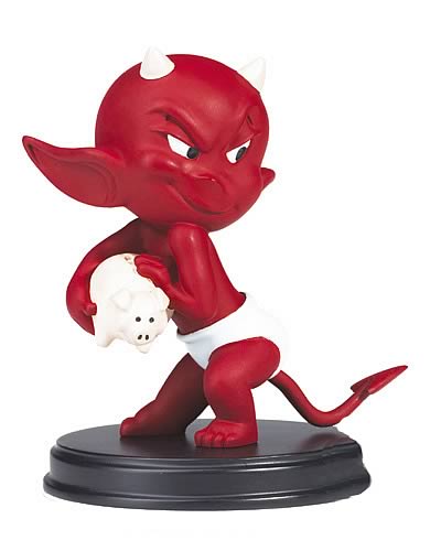 Hot Stuff Figurine: Piggy Bank
