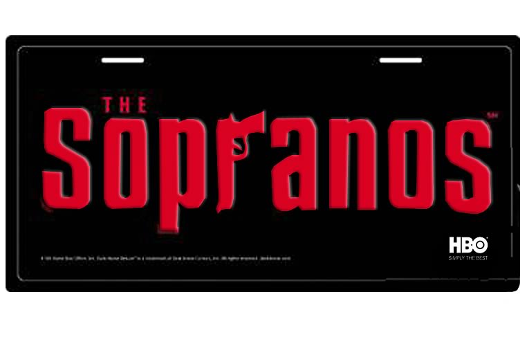 Sopranos License Plate