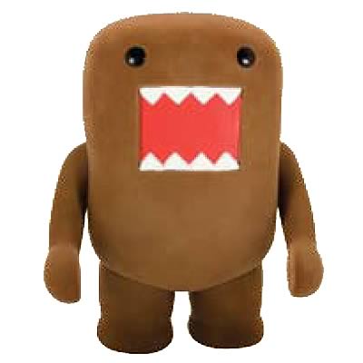 Domo Brown Flocked Vinyl Figure