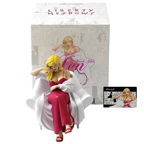 Frank Cho's Jen in Red Dress Statue