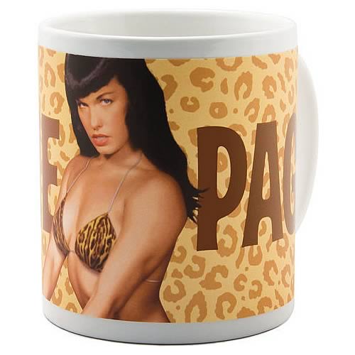 Bettie Page Leopard Mug