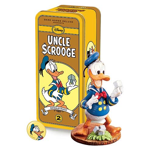 Disney Uncle Scrooge Square Egg Donald Duck Figure