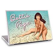 GelaSkins Bettie Page Beach Laptop Skin (15-Inch)