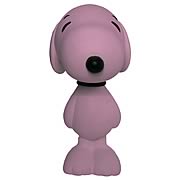 Peanuts Snoopy 8-Inch Pink Flocked Vinyl Figure
