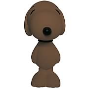 Peanuts Snoopy 8-Inch Brown Flocked Vinyl Figure