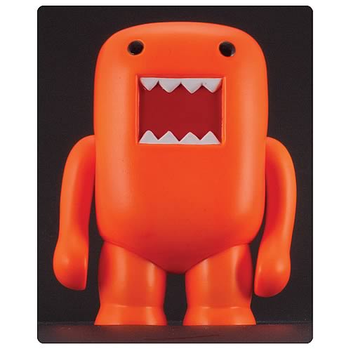 Domo 4-Inch Black Light Orange Vinyl Figure