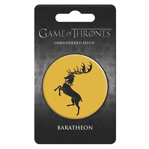 Game of Thrones House of Baratheon Embroidered Patch