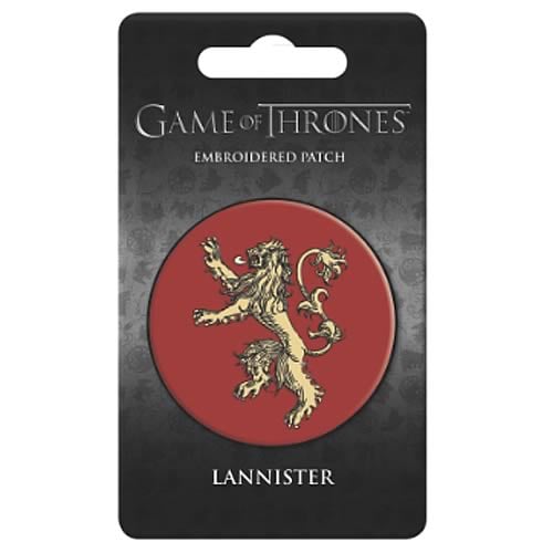 Game of Thrones House of Lannister Embroidered Patch