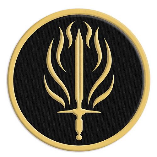 Dragon Age 2 Templars Logo Embroidered Patch