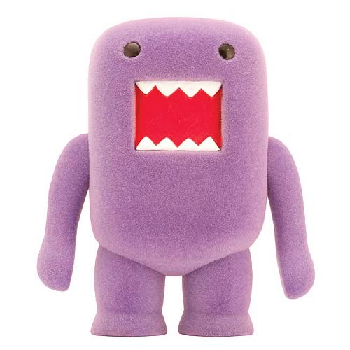 Domo Grape Soda Flocked 4-Inch Vinyl Figure