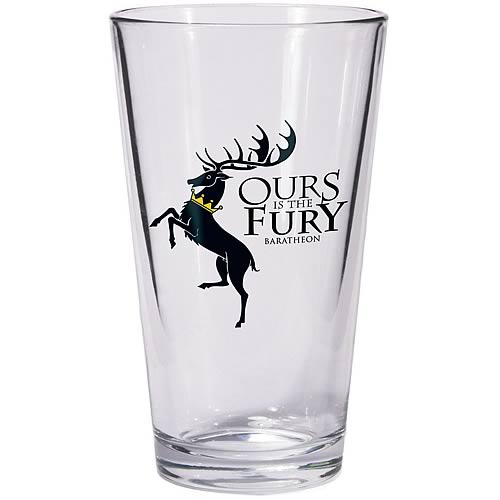 Game of Thrones Baratheon Sigil Pint Glass