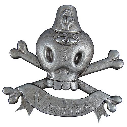 Gary Baseman Skull and Crossbones Pin