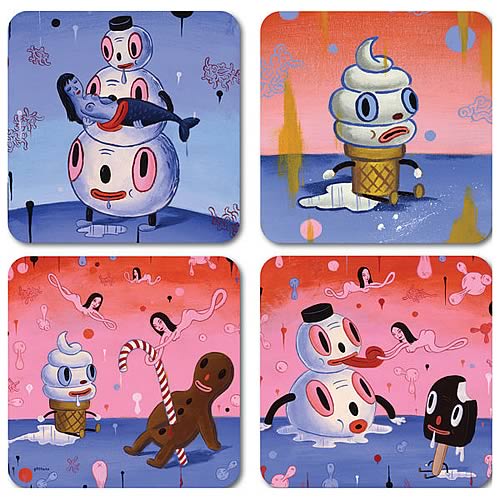 Gary Baseman Coaster Set
