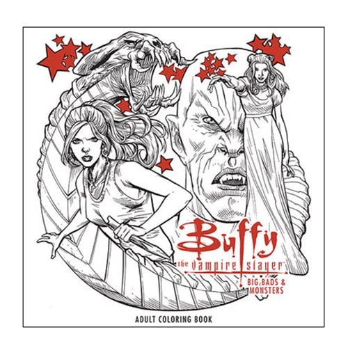 Buffy the Vampire Slayer Big Bads Adult Coloring Book