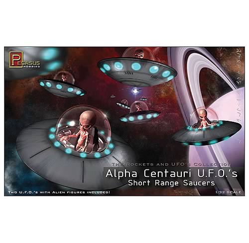 Alpha Centauri UFO Short Range Saucers Model Kit
