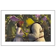 Shrek and Fiona Wedding Paper Giclee Print