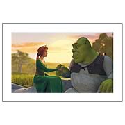 Shrek and Fiona Sunset Paper Giclee Print
