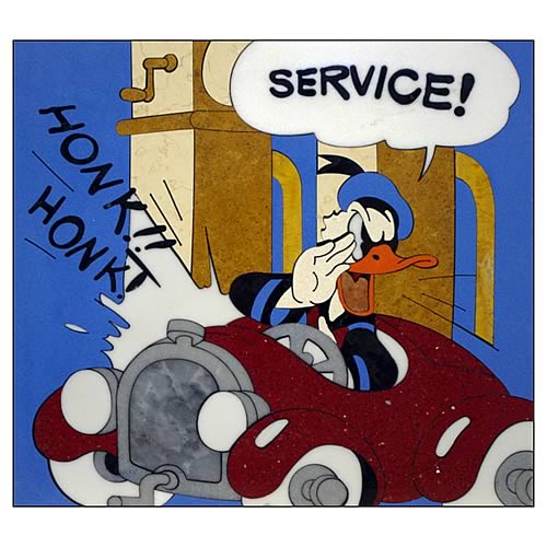 Donald Duck Honk Large Stone Artwork