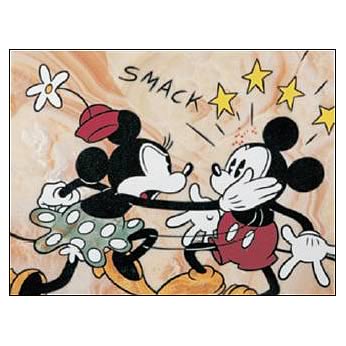 Mickey Mouse and Minnie Comics Smack Stone Artwork